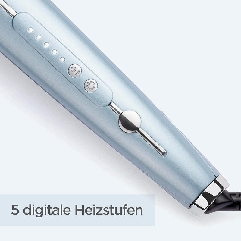 BaByliss Hydro Fusion Glätteisen mit dualer Ionen-Technologie mit Anti-Frizz Effekt, Haarglätter mit