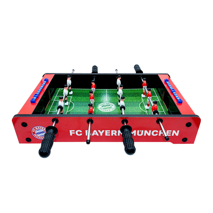 FC Bayern München Tischkicker Kinder - Offizieller Tischaufsatzkicker, kompakter und Leichter Mini-K
