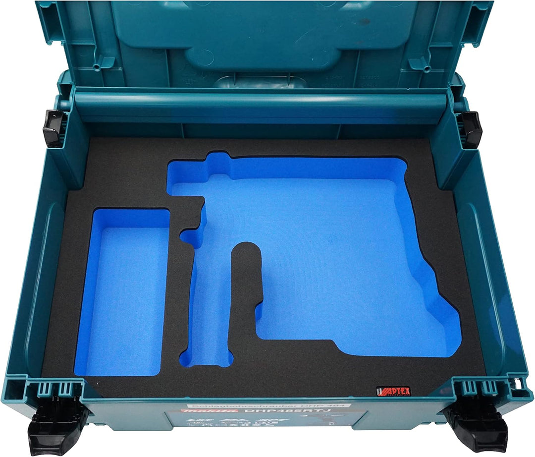 Aptex Schaumeinlage passend für Makita Akku-Bohrhammer DHR 171 für MakPac Gr. 2-3