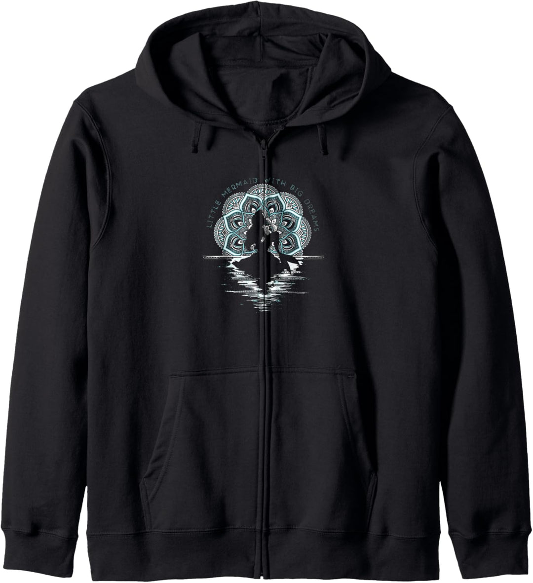 Disney The Little Mermaid Big Dreams Henna Pattern Sunset Kapuzenjacke