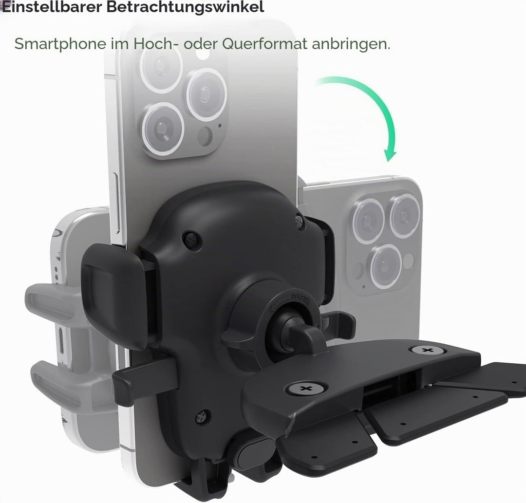 iOttie Easy One Touch 5 CD Slot Mount - Universal KFZ Handyhalterung für iPhone, Google, Samsung, Mo