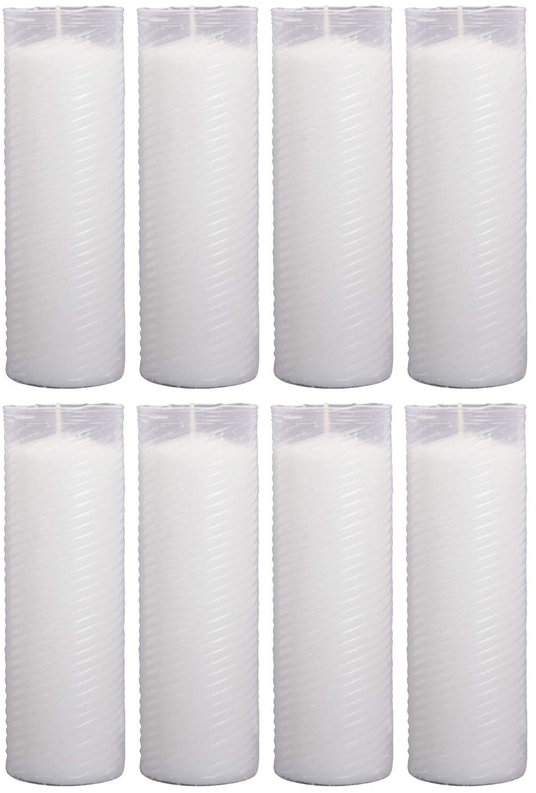HScandle Ersatzkerze (N4) Nachfüller 8er Pack in Weiss 8er Pack Weiss, 8er Pack Weiss