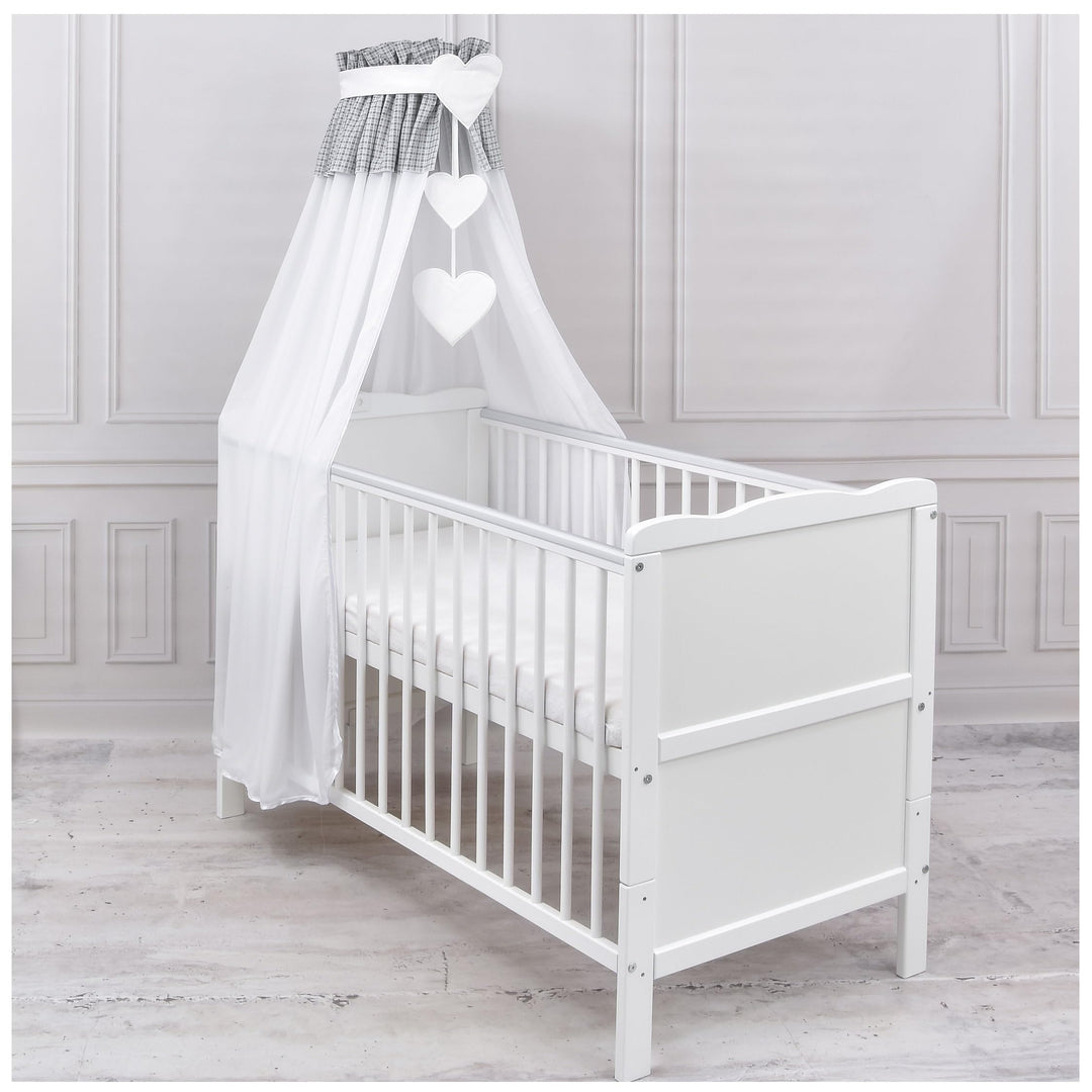 Generisch Baby Delux Babybett Himmel Betthimmel Chiffon Baldachin für Babybett Kinderbett Wiege Stub