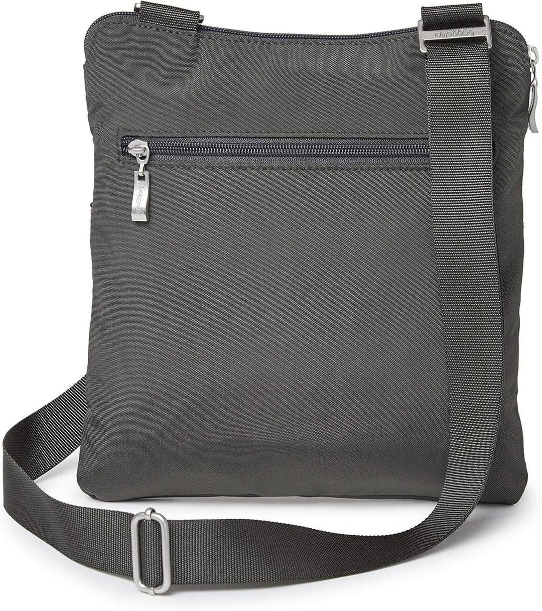 Baggallini Horizon Sac bandoulière, Gris Charcoal, Charcoal