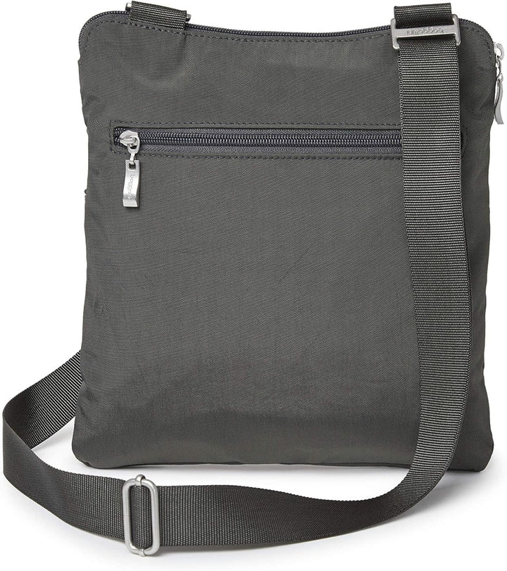 Baggallini Horizon Sac bandoulière, Gris Charcoal, Charcoal