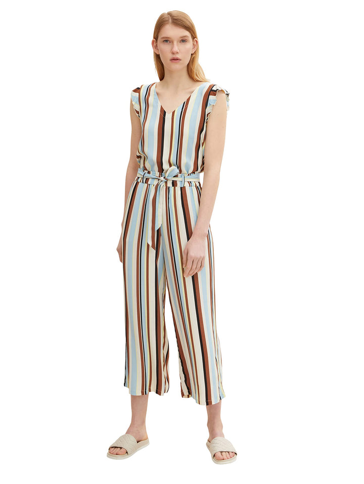 TOM TAILOR Denim Damen Culotte mit Streifen, XS