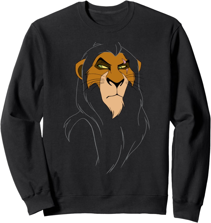 Disney The Lion King Scar Large Face Sweatshirt