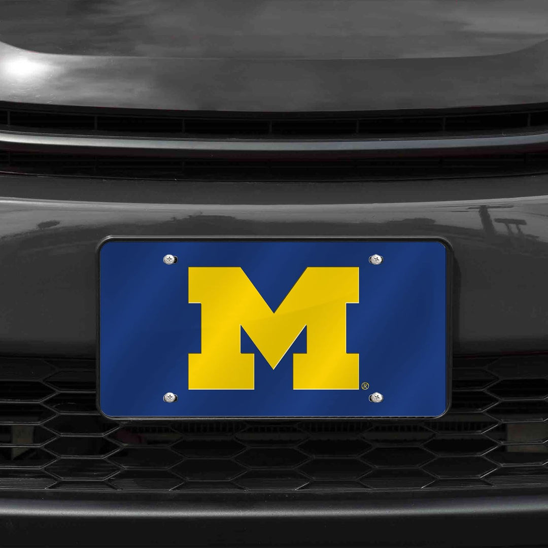 NCAA lasergeschnittenes Kennzeichen Michigan Wolverines, Michigan Wolverines