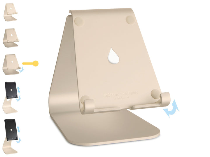 Rain Design mStand iPad / iPhone Stand Series - mStand Tabletplus, Gold gold Tabletplus, gold Tablet