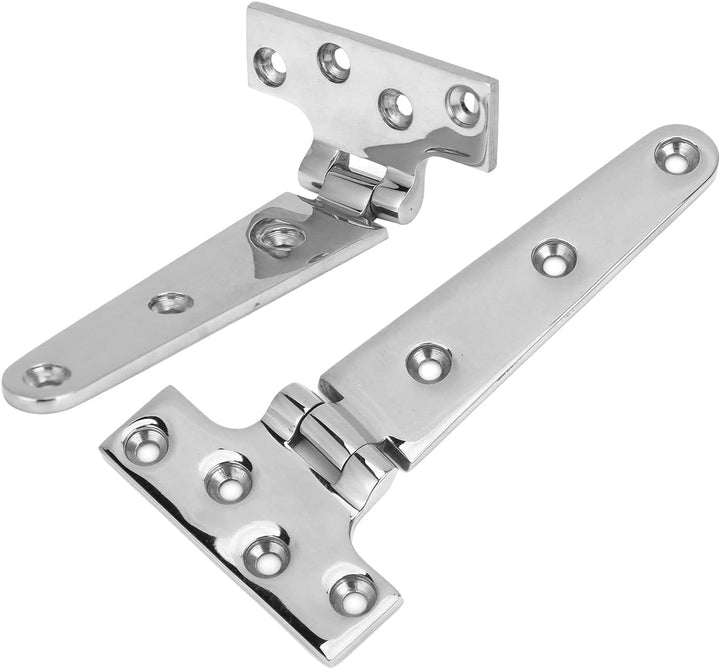 2 Stück 152 * 76mm T-Scharnier 316 Edelstahl T-Förmiges Scharnier Hochleistungs Türscharnier für Yac