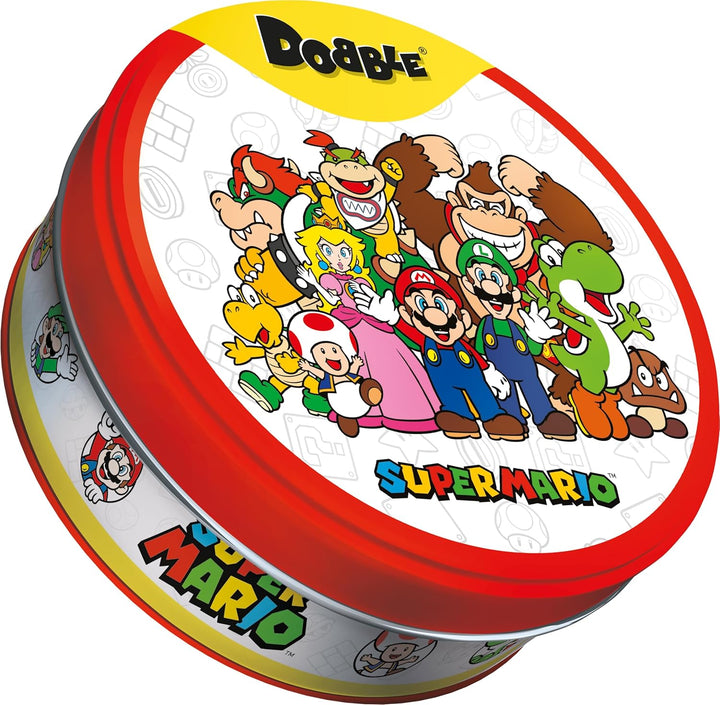 Asmodee - Dobble: Super Mario – Gesellschaftsspiele – Kartenspiel – Spiel für Kinder, Erwachsene und