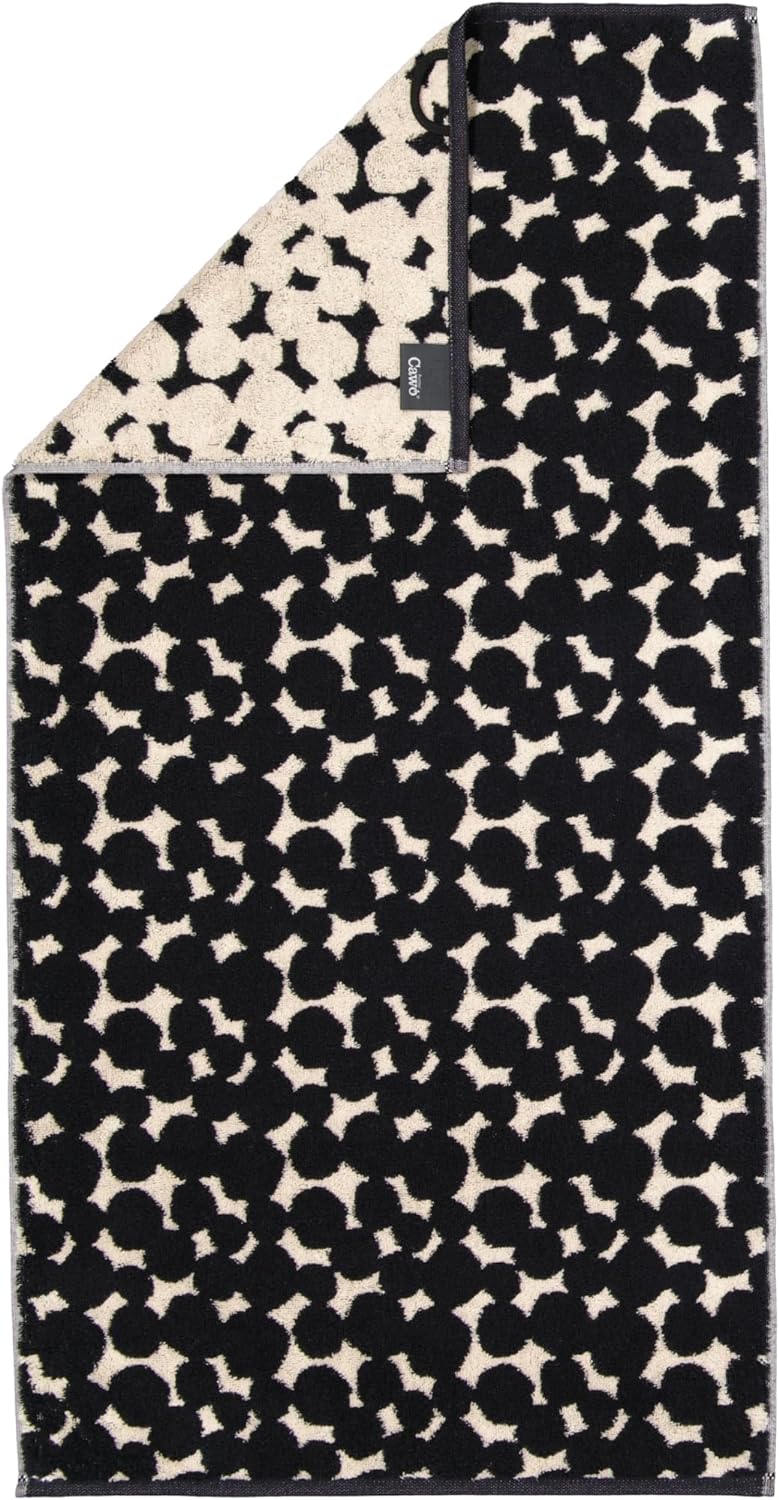 CAWÖ Home Handtücher Loft Pebbles 6224 schwarz - 39 Duschtuch 70x140 cm, Duschtuch 70x140 cm