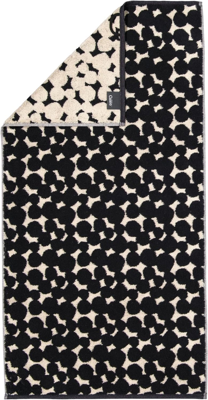 CAWÖ Home Handtücher Loft Pebbles 6224 schwarz - 39 Duschtuch 70x140 cm, Duschtuch 70x140 cm