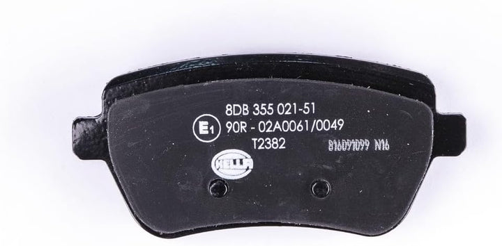 HELLA PAGID 8DB 355 021-511 Bremsbelagsatz - T2382 - Dicke/Stärke: 18.8mm - Bremssystem: TRW - für V