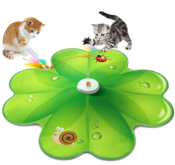 FEELNEEDY Katzenspielzeug, Spielzeug für Indoor, Versteckspielzeug für Kätzchen, Whack a Mole Motion