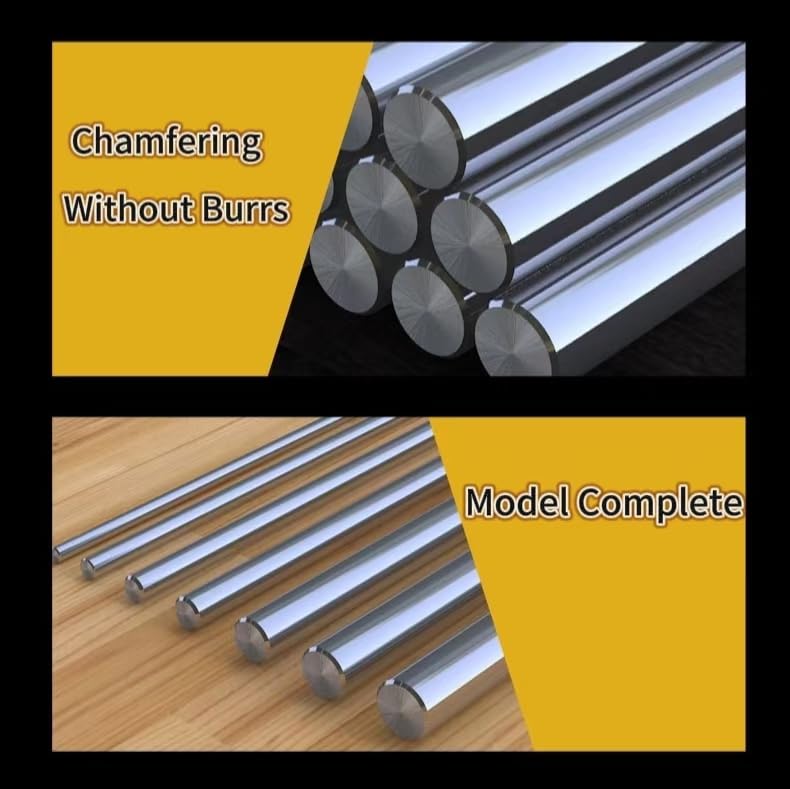 Coavoo 2 x Ø12mm x 400mm Linearwelle Linearführung Gerade Rundstange 12mm Durchmesser Horizontale Pr