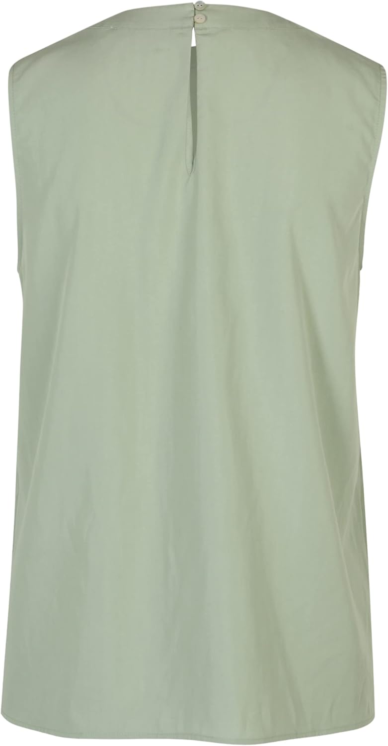 Tamaris Damen AVEIRO AOP Gewebtes Rundhalsausschnitt Top 38 Gossamer Green, 38 Gossamer Green