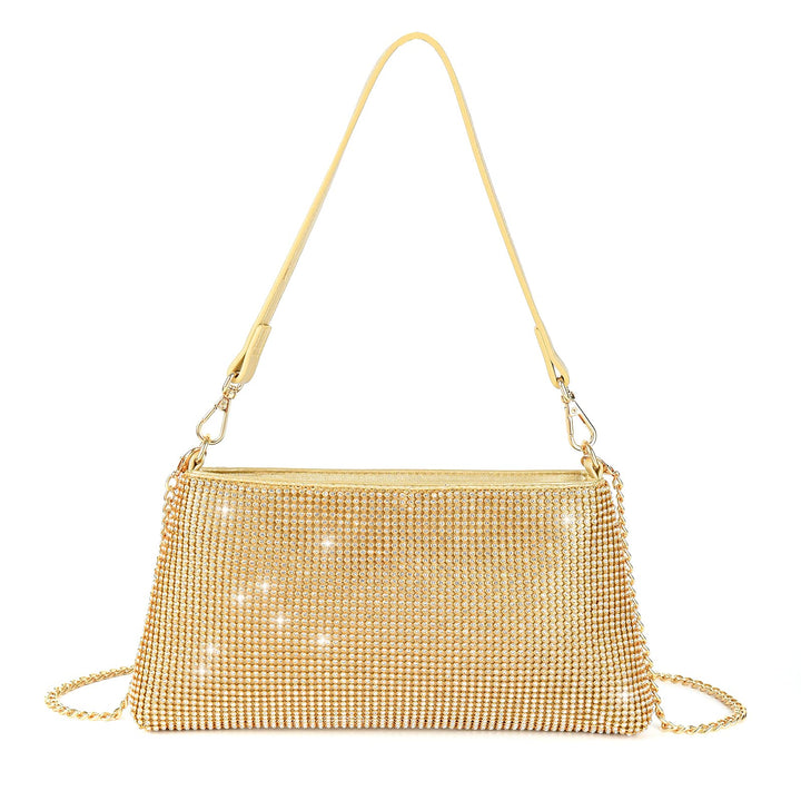 Valleycomfy Damen Clutch Elegante Brauttasche Diamant Handtasche Hochzeit Abendtasche Klatsch Tasche