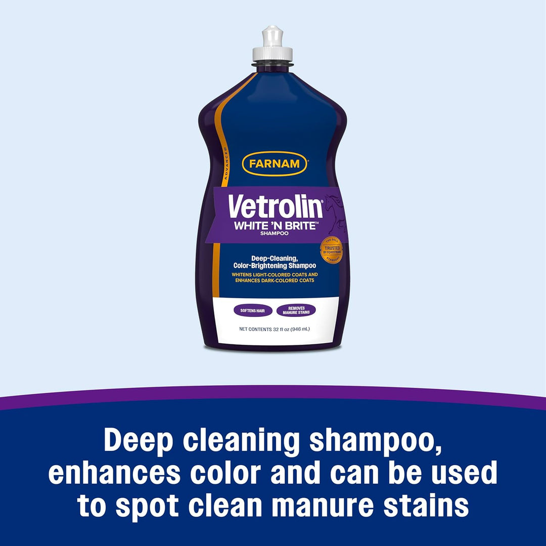 Farnam Vetrolin Weiss N Brite Shampoo - 946 ml - Clear, Unisex, HRS0106