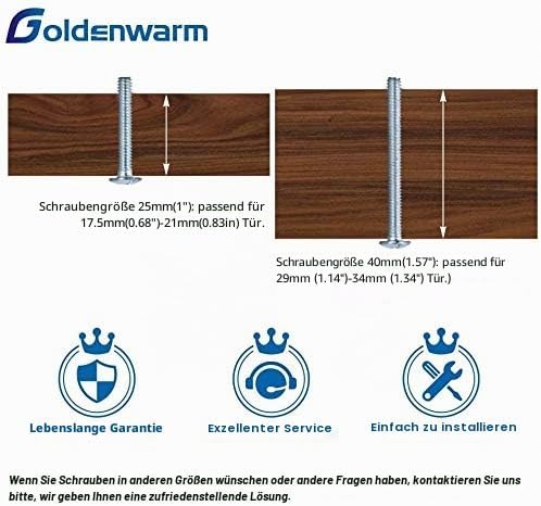 goldenwarm 15 Stück Möbelknöpfe Gold Griffe Gold Schrankknöpfe Gold Schubladenknauf Schubladenknöpfe