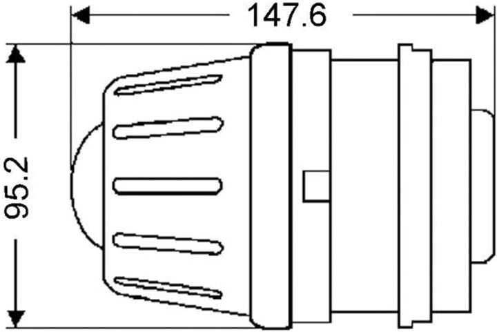 HELLA - Halogen/DE-Hauptscheinwerfer - Premium 50 - 12V - rund - Einbau - Lichtscheibenfarbe: transp