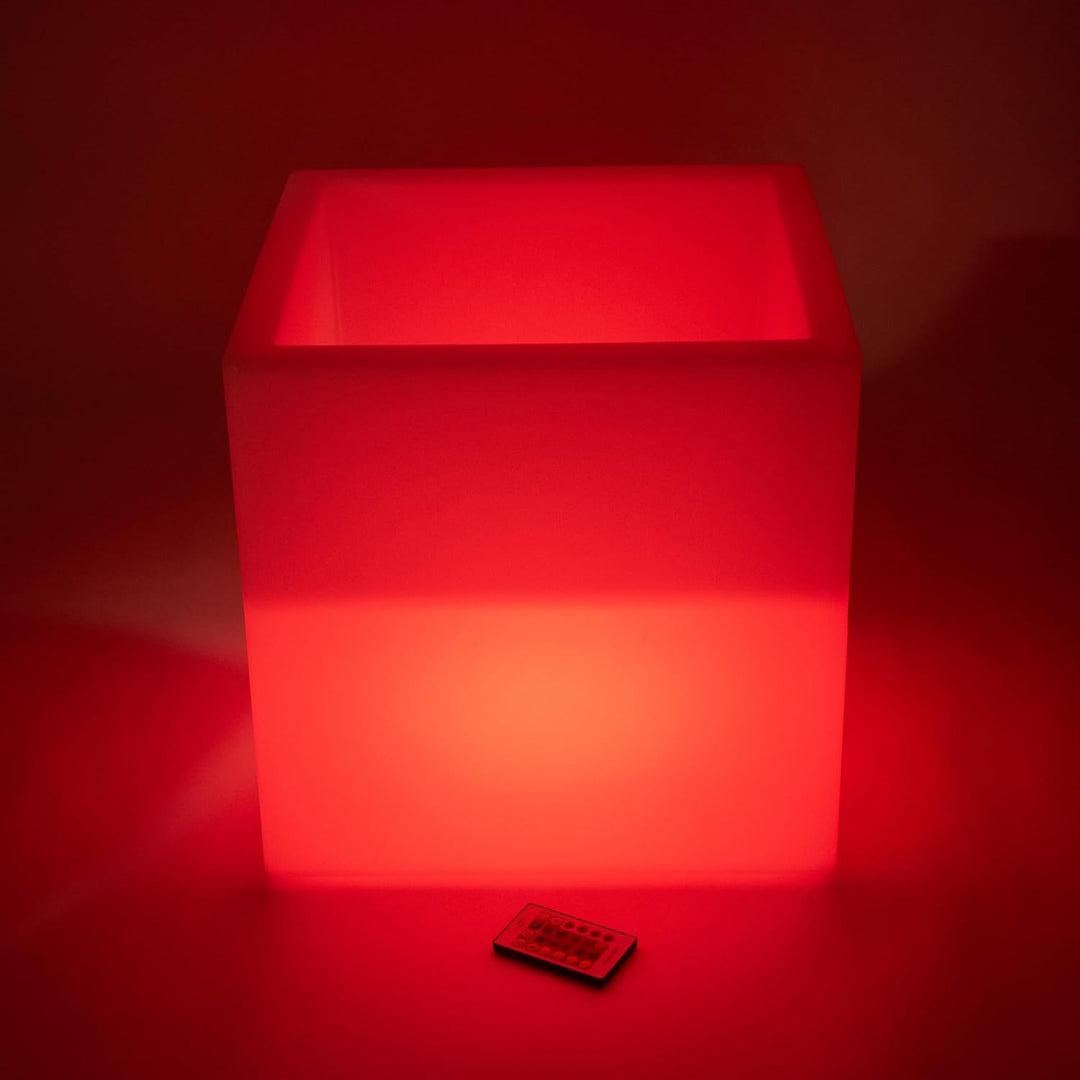 TickiT Sensorischer Stimmungs-Spielwürfel, LED Farbwechsel-Lichttisch, Spiel- und Entdeckerwürfel, A