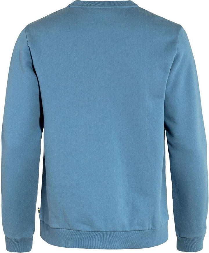 Fjällräven Herren Sweatshirt Logo Sweater, Blau (Dawn Blue)
