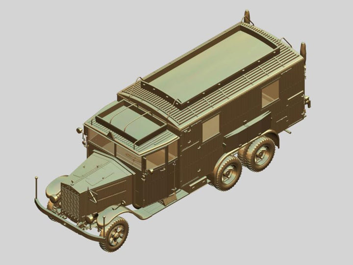 ICM ICM35462 35462 - 12785 Krup L3H163 Kraftfahrzeug 72 WWII German Radio Communication Truck, Grau