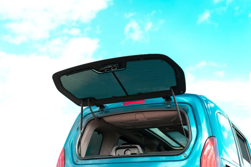 Sonnenschutz Blenden passend für Citroen Berlingo XL ab 2018 (mit aufklappbarer Heckscheibe) Komplet