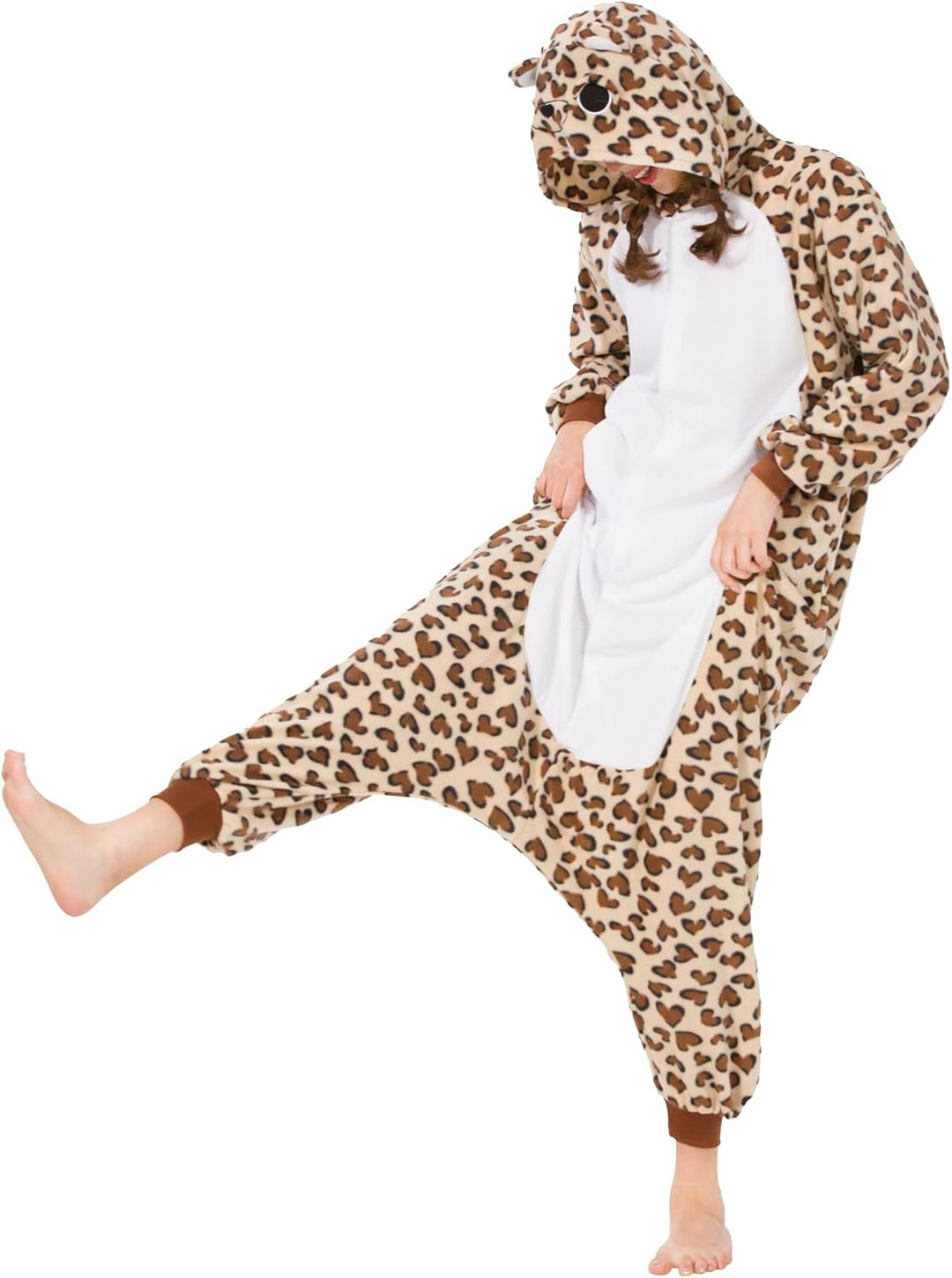 SimZoo Unisex Pyjamas Onesies Tiere Kostüm Cosplay Erwachsene Karneval Nachtwäsche Halloween Schlafa
