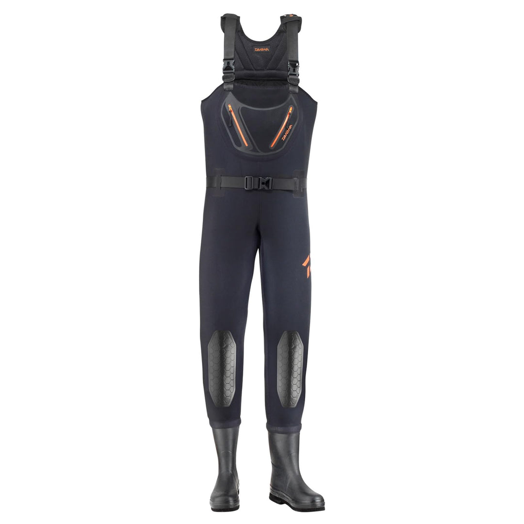 DAIWA D-Vec CR Flex Neoprene Waders Wathose mit Stiefeln 44/45 XL, 44/45 XL