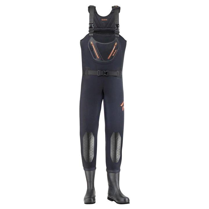 DAIWA D-Vec CR Flex Neoprene Waders Wathose mit Stiefeln 44/45 XL, 44/45 XL