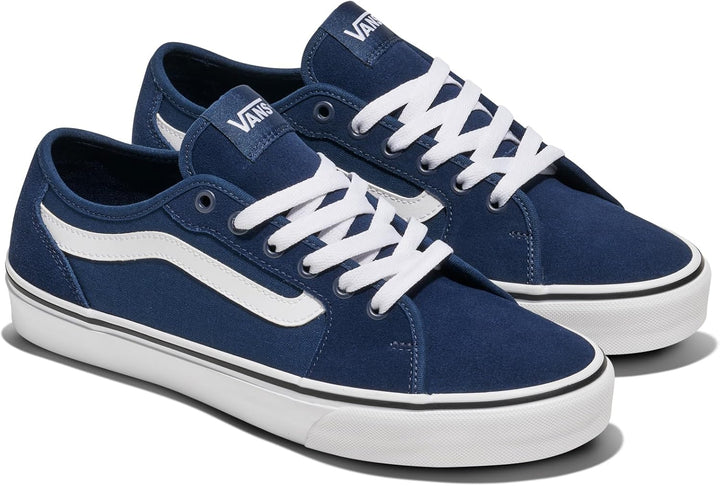 Vans Herren Filmore Decon Seasonal Sneaker 44 EU Suede Canvas Dress Blues White, 44 EU Suede Canvas