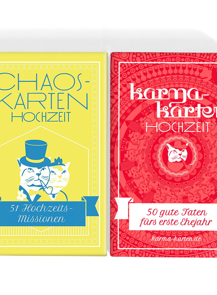 Hochzeitsspiel - Kombipack 2 - Hochzeitsspiel + Karmakarten - Das Original