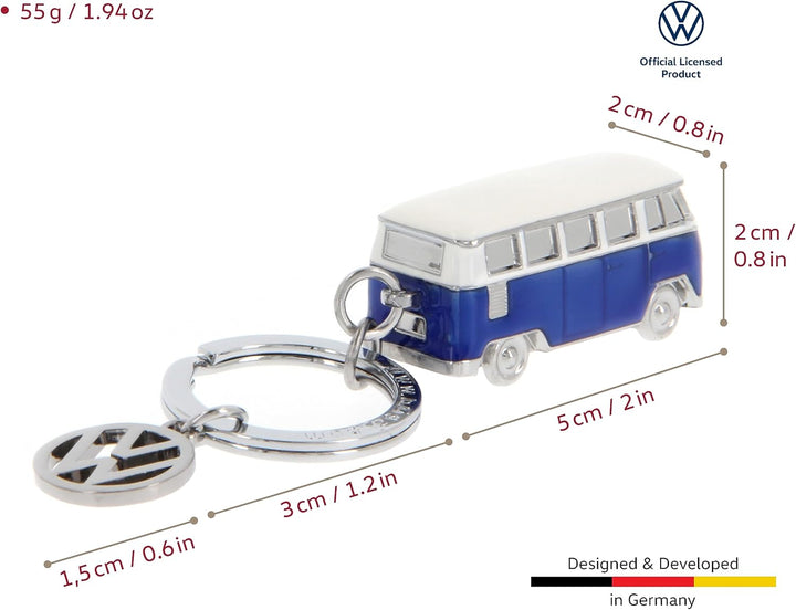 BRISA VW Collection - T1 Bulli Bus Schlüsselanhänger 3D Modell | Volkswagen Key Holder für Schlüssel
