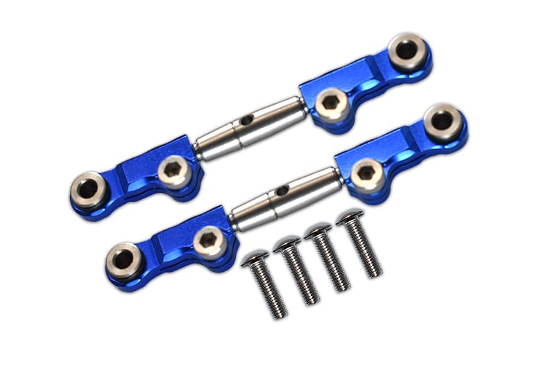 GPM for Losi 1/18 Mini-T 2.0 2WD Stadium Truck Aluminum + Stainless Steel Front Upper Arm Tie Rod -