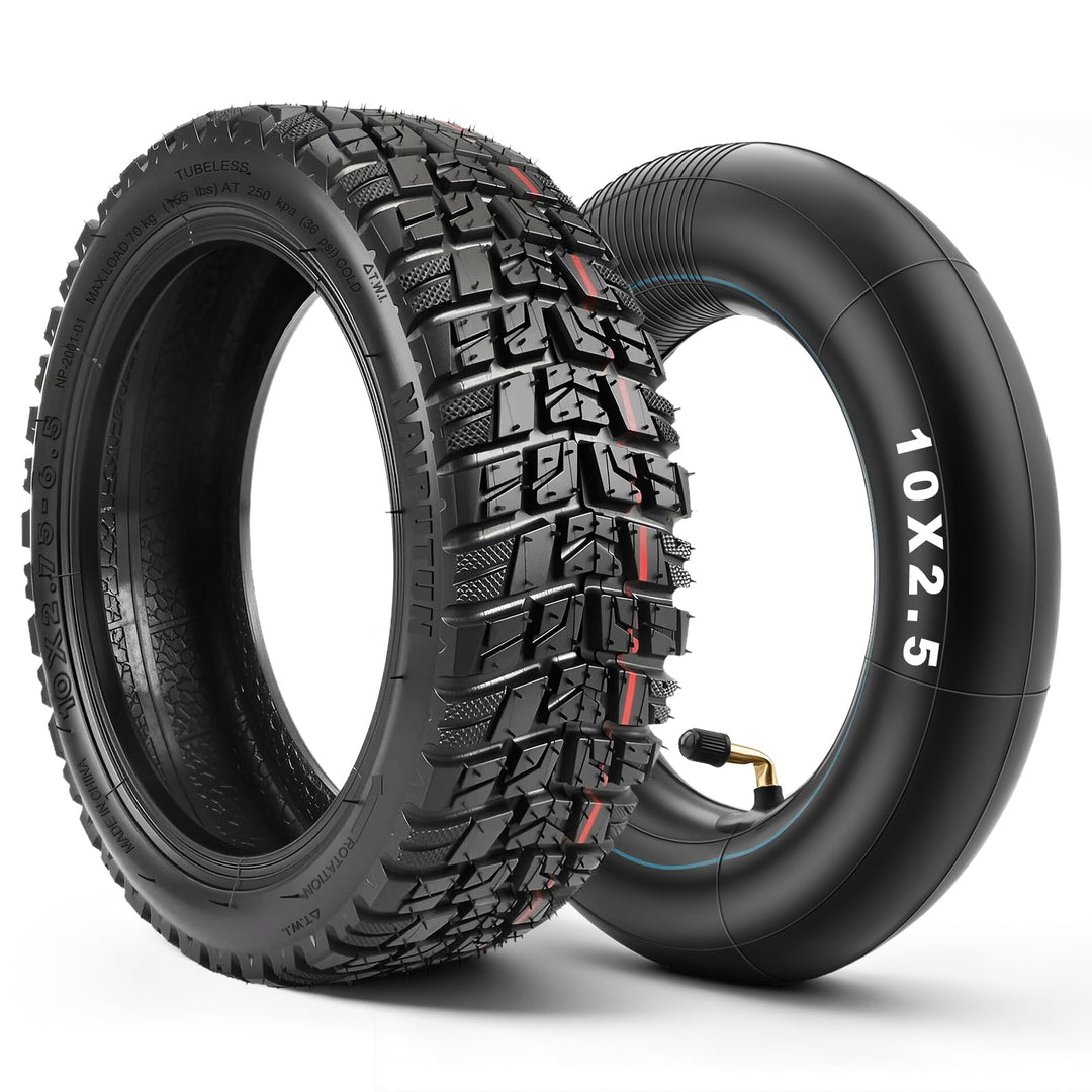 SYACHI 10x2,75-6,5 Reifen Schlauch für Elektroroller, E Scooter Reifen für Speedway 5 Dualtron 3, Ab