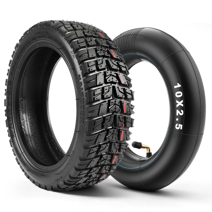 SYACHI 10x2,75-6,5 Reifen Schlauch für Elektroroller, E Scooter Reifen für Speedway 5 Dualtron 3, Ab