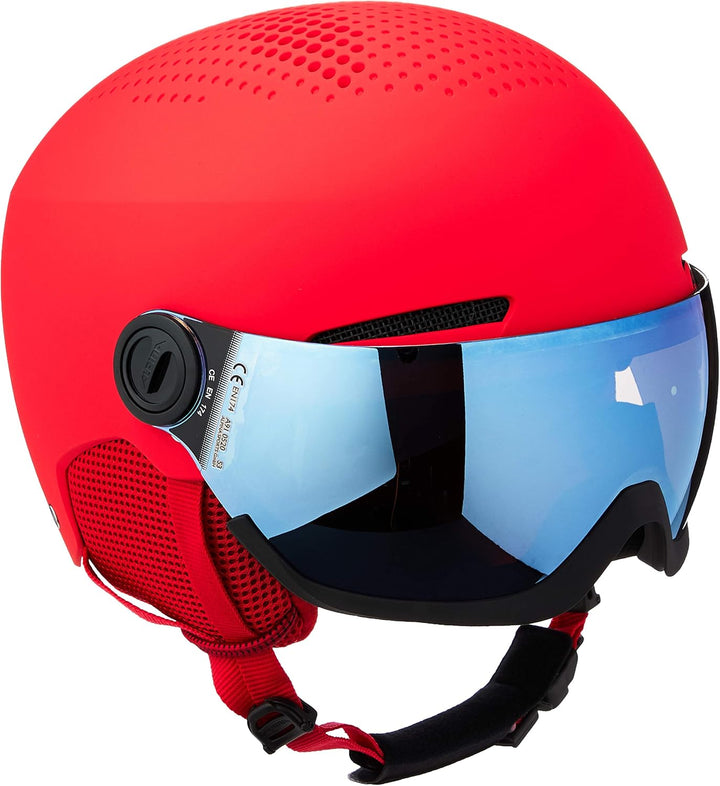 ALPINA ZUPO VISOR Q-LITE - Hochwertiger & Leichter Skihelm Mit Kontrastverstärkendem Visier Für Kind
