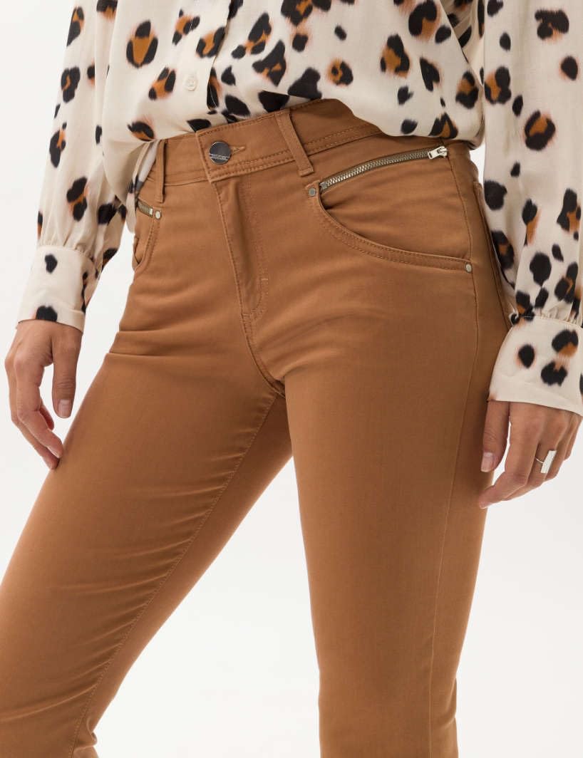 BRAX Damen Style Shakira Winter Dream Hose 29W / 30L Vikunja, 29W / 30L Vikunja