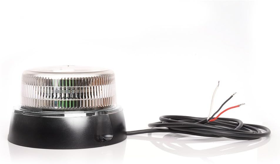 LED-MARTIN R65 Design Rundumleuchte BRILAR - klar/gelb - 3 Punkt - extrem hell