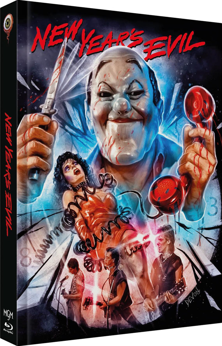 New Year‘s Evil - Mediabook - Cover B Limited Collector‘s Edition Nr. 67 - Limitiert auf 333 Stück,