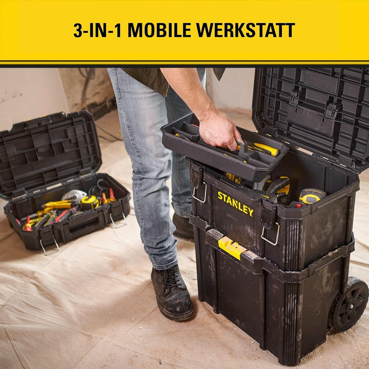 STANLEY Tools móvil 3 en 1 Multicolor 3 in 1 Mobile Werkstatt, 3 in 1 Mobile Werkstatt