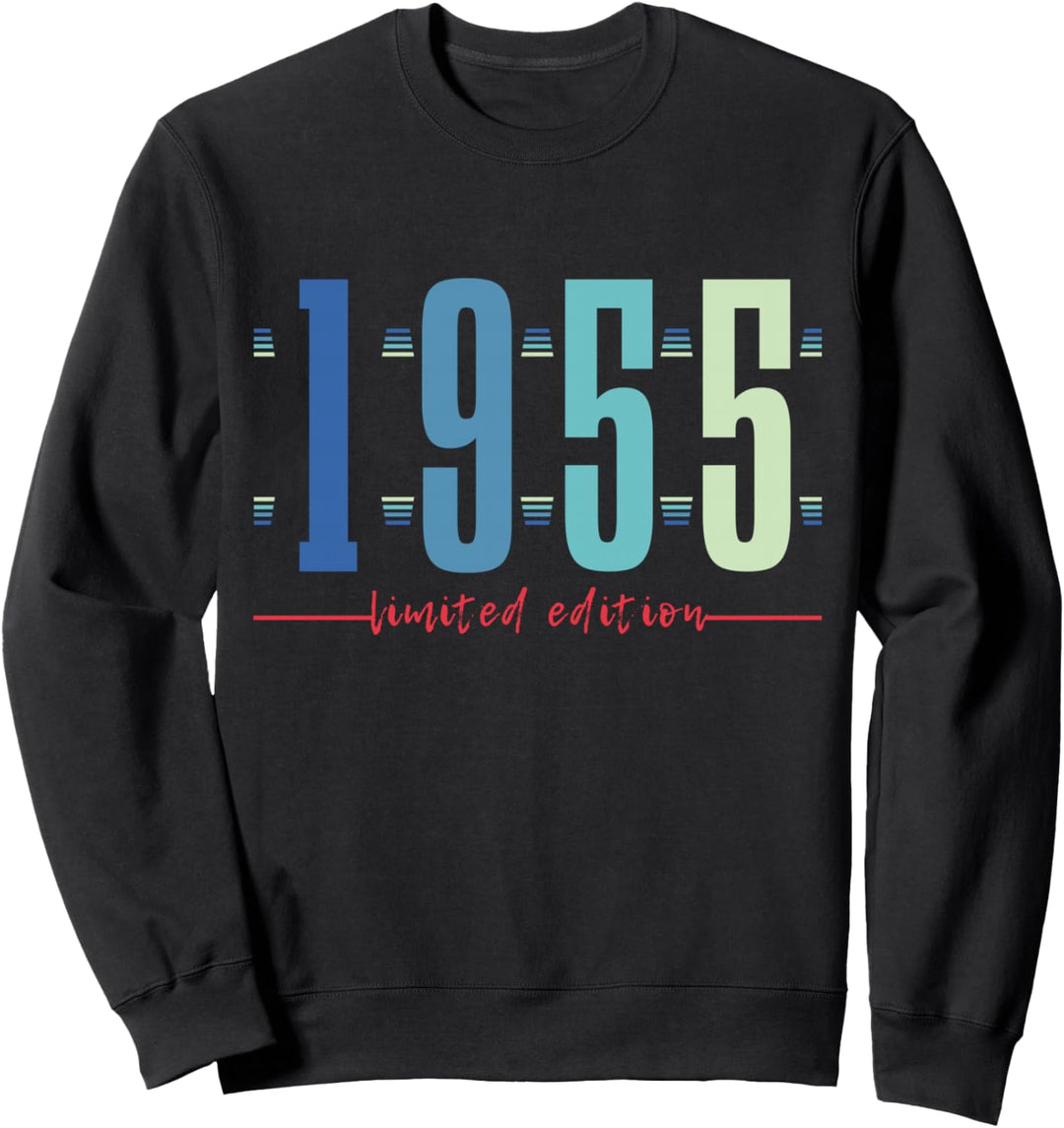 69. Geburtstag Mann Frau 69 Jahre 1955 Deko Lustig Geschen Sweatshirt