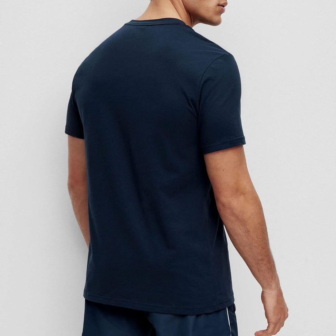 BOSS Herren Rn Beach_T_Shirt XS Blau, XS Blau