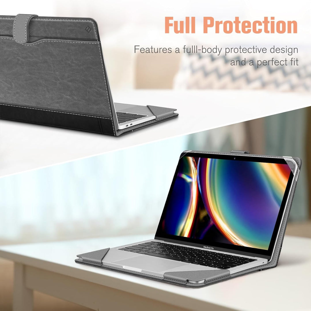 Fintie Hülle Kompatibel mit MacBook Air 13.6 (2026-2022 M5 M4 M3 M2), MacBook Air 13 (2020-2018 M1)