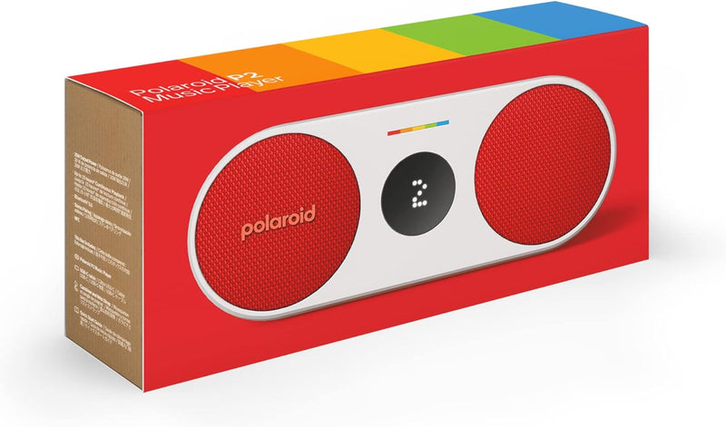 Polaroid P2 - Powerful Portable Wireless Bluetooth Speaker Rechargeable with Dual Stereo Pairing - R