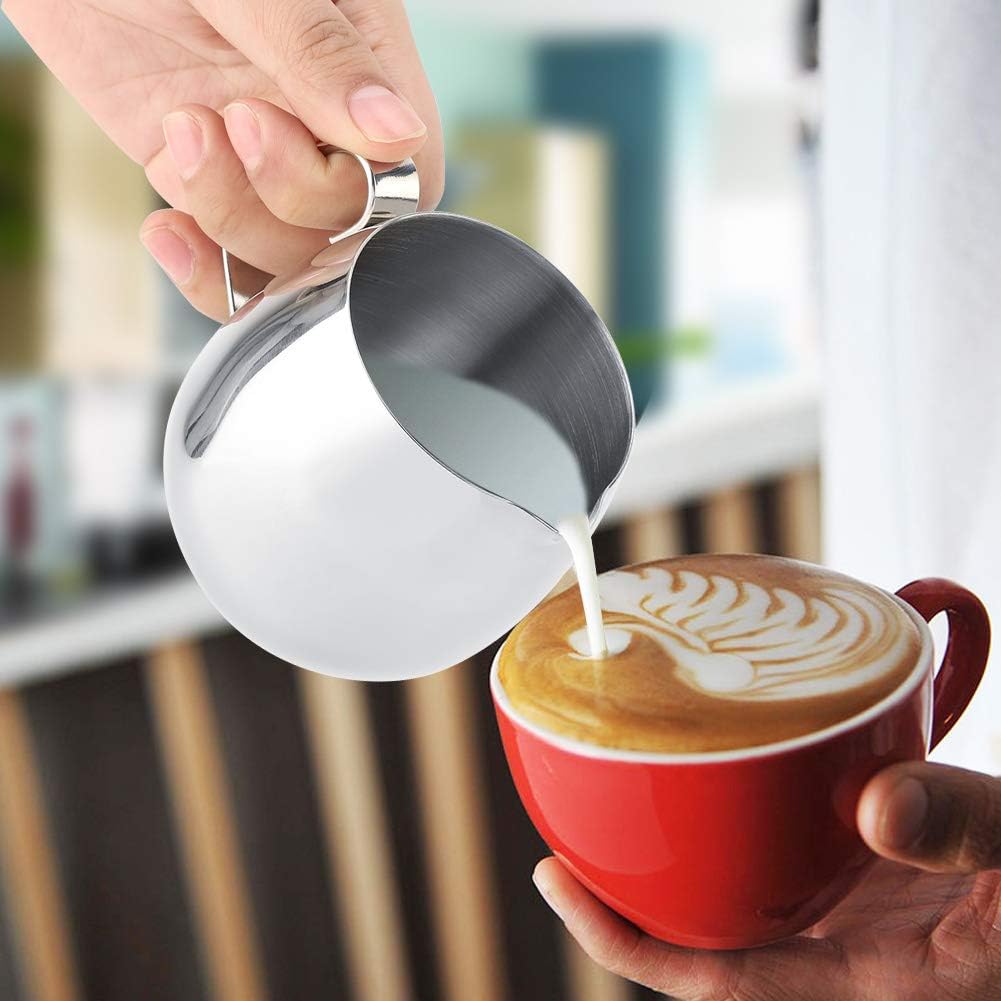 Tasse ziehen,Milchaufschäumen Dick Rostfreier Stahl Espresso Dämpfen Latté Kaffee Aufschäumender Bec