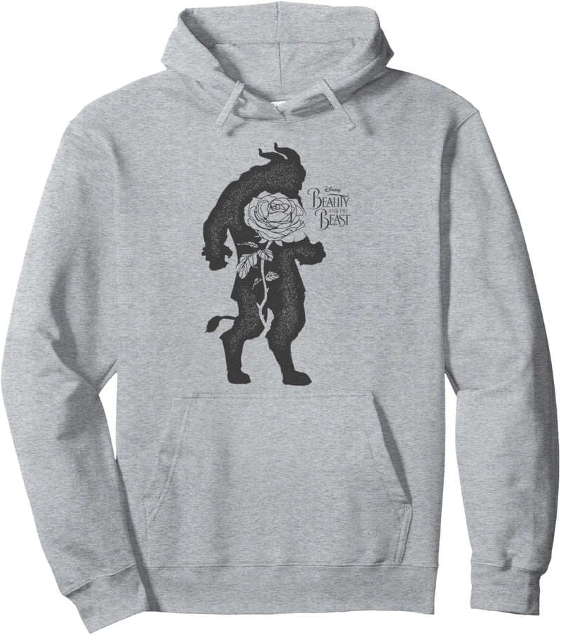 Disney Beauty & The Beast Grungy Silhouette Pullover Hoodie