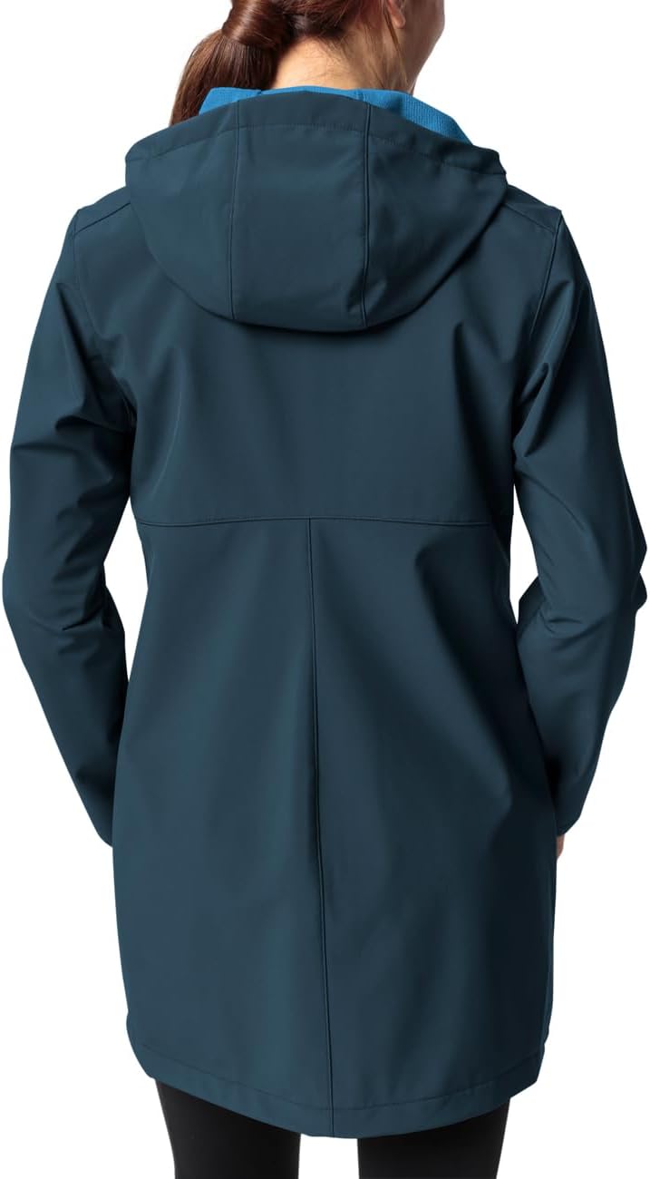 VAUDE Damen Women's Moena Softshell Parka Jacke 36 dark sea, 36 dark sea
